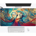 Magic playmat gathering gaming mats Frog Wizard theme anime desk mat Desk accessories 35X60cm mouse mat Raccoon tapete magic mat