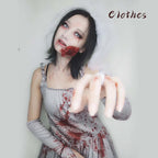 Cos ultra-realistic Fake Blood / Simulations Human Humans Teeth Hematopoietic / Props Vomiting Edible Pulpbtmv Halloween