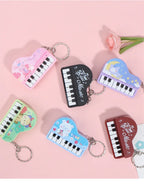Mini Desktop Piano Keychain Musical Toy for Kids and Music Lovers