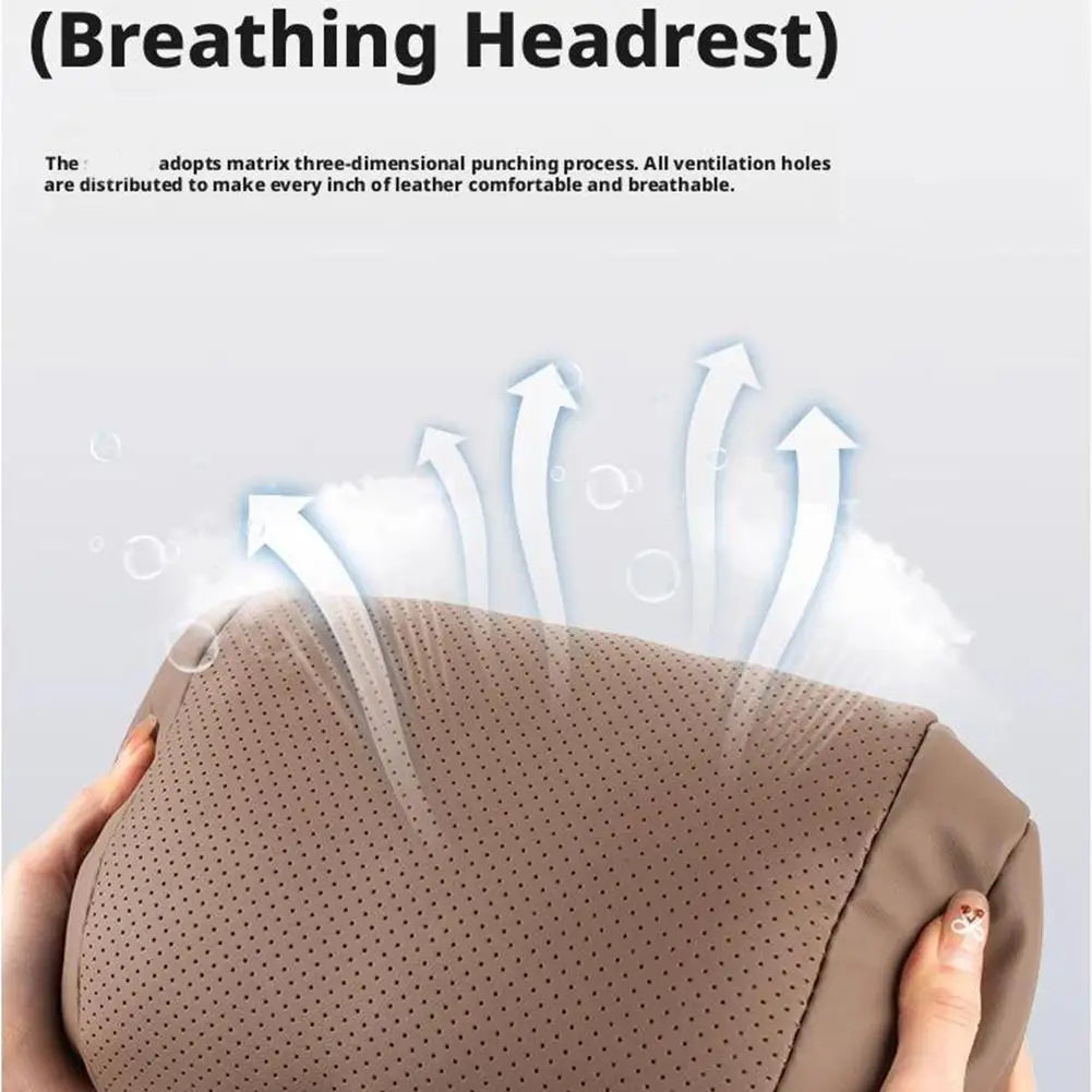 Universal Car Seat Headrest Neck Pillow, 3D Ergonomic Travel Neck Rest, Soft Fluffy Comfortable Neck Support, Protection