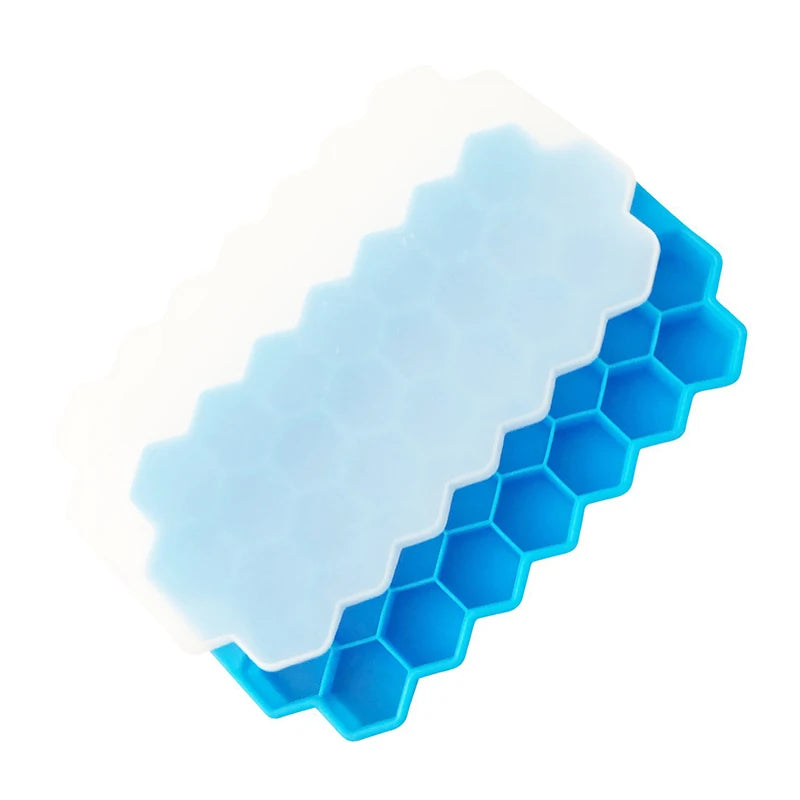 37 Grid Silicone Meatball Mold with Lid for Rice and Fish Balls