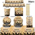 Horror Movie Stranger Theme Birthday Party Decoration Tableware Tablecloth Cup Plate Napkin Baby Shower Party Favors Supplies