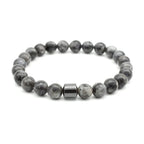Tiger Eyes Natural Stone Beads Handmade Men Magnetic Hematite Accessory Bracelets for Boyfriend Father Gift