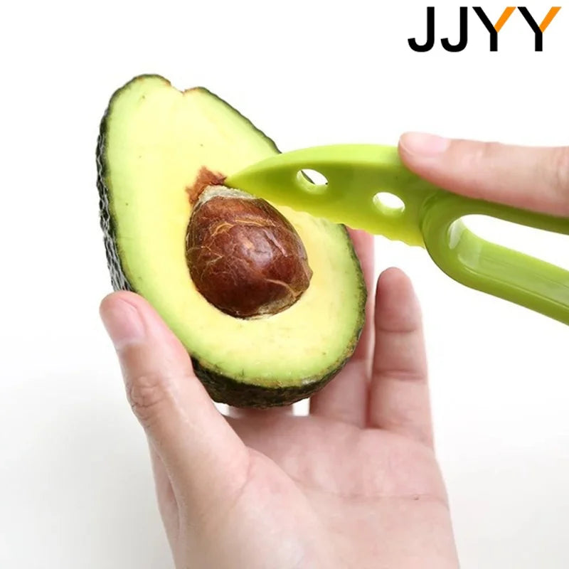 3-in-1 Avocado Slicer – Fruit Peeler, Corer & Pulp Separator