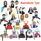 Blind box TP1040 WM6205 KF6173 KF6175 Killer Klowns Mini Figure Classic Horror Thriller Movie Building Block Model Doll Toy Gift