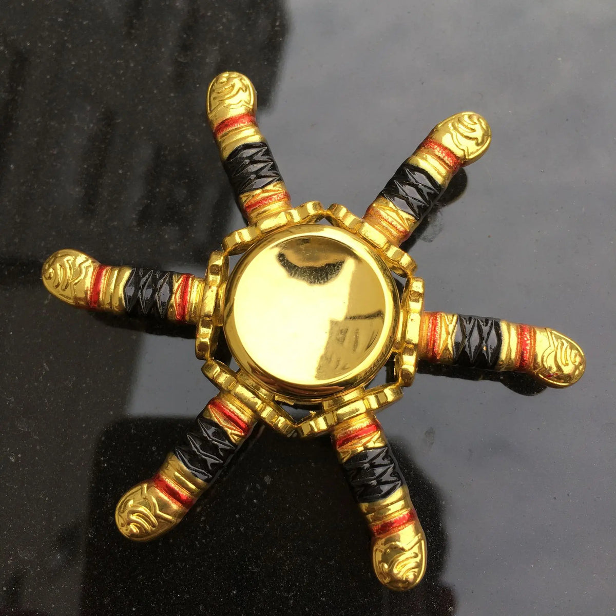 Anime Metal Fidget Spinner Zinc Alloy Silent Stress Relief Toy