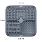 Pet Dog Cat Licking Pad Licking Pad Anti Choking Slow Food Utensils Slow Food Bowl Licking Plate Pet Cat Yogurt Meal Mat