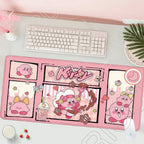 HD Printing Mouse Pad Laptop Extended protective Pad Computer Game Mousepad Cartoon K-Kirby PC Accessories Keyboard XXL Desk mat