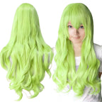Synthetic Hair Pure White Lolita Long Cosplay Wig Curly Griffith Anime Wigs Halloween Inuyasha Costume Wig for Girl