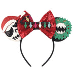 Sequin Mouse Ears Bow Headband for Women & Girls