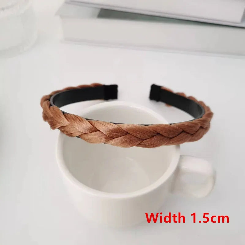 Synthetic Braided Headband for Women