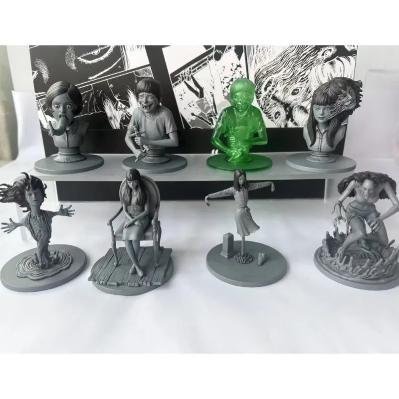 Junji Ito Curse Terror Horror Comic Blind Box Toys Tomie Slug Girl Doll Gifts Toys Collect Ornaments Gifts