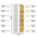 930pcs/Box Jewelry Findings Kits Open Jump Rings Lobster Clasps Hooks Pliers Tweezers for DIY Bracelet Necklace Jewelry Making