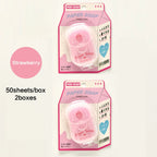 Portable Hand Soap Sheets for Travel | Dissolving Cleanser Wipes | Alcohol-Free | On-the-Go 50 sheets/box