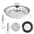 Stainless Steel Sink Strainer – Kitchen Drain Filter Basket