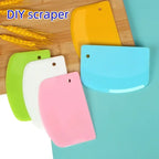 Plastic Cake Scraper Dough Cutter for Baking and Cake Decorating