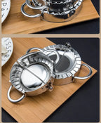 Stainless Steel Dumpling Maker Press for Ravioli and Pastry Tool