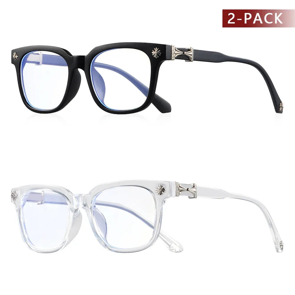 Classic Square Anti Blue Light Glasses for Men & Women