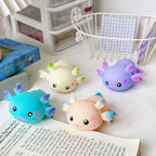 Cute Axolotl Squishy Squeeze Fidget Toy for Stress Relief Kids