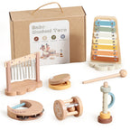 7PCS Wooden Musical Instrument Set – Educational Music Toys for Kids