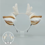 Cute Plush Deer Antler Headband for Women