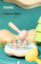 Montessori Duck Frog Pig Hammer Puzzle Toy for Toddlers