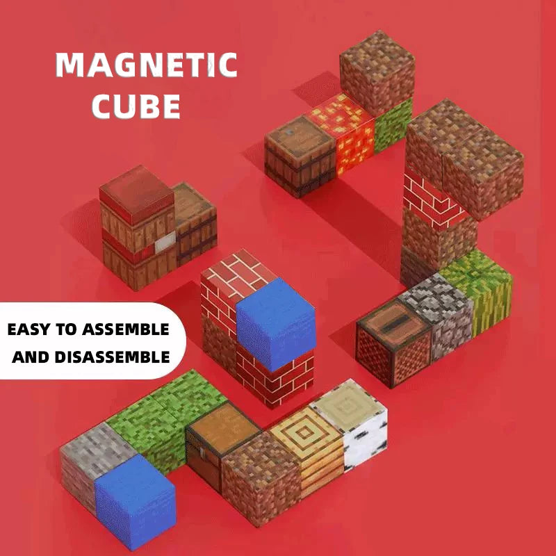 Magnetic Building Blocks Storage Box STEM Construction Toy Set