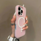 Luxury Candy 2 IN 1 For Magsafe Case for iPhone 18 17 16 15 14 Plus 13 11 12 Pro Max Air Magnetic Wireless Charge Bumper Cover