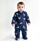 Spring Baby Romper Warm Fleece Jumpsuits for Baby Autumn Long Sleeve Infant Rompers Newborn Boy Girl Homewear Pajamas