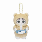 Mofusand Anime Plush Keychain Cute Cat Bag Charm