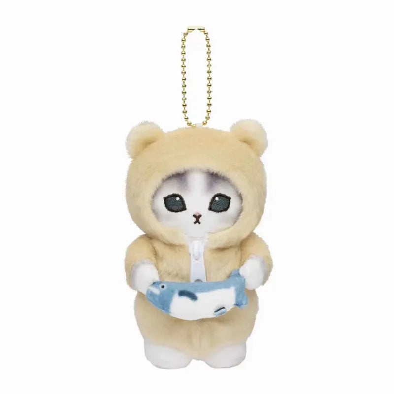 Mofusand Anime Plush Keychain Cute Cat Bag Charm