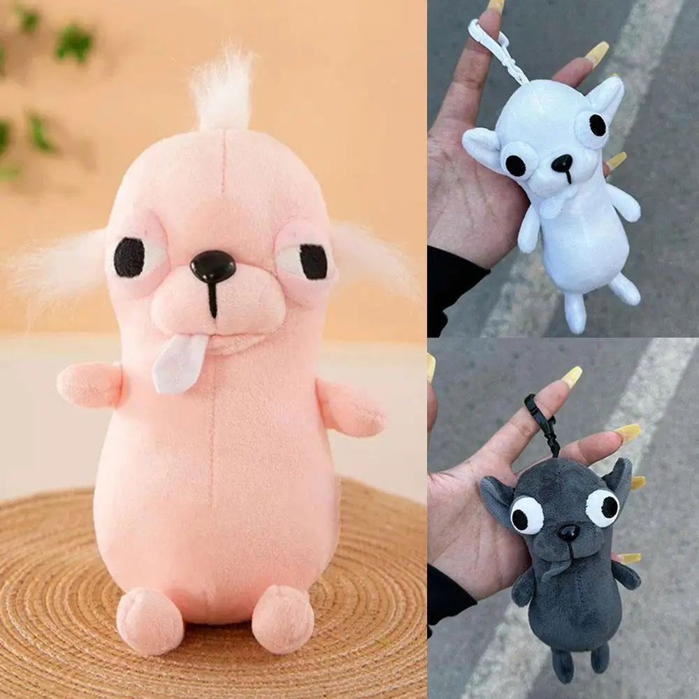 Cute Puppy Plush Keychain Chihuahua Bag Charm for Kids and Girls