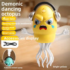 Interactive Dancing Octopus Toy with Music & LED Lights