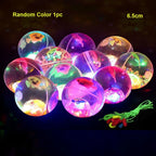 New Durable High Quality Colorful Flash Jumping Ball Multistyles Interactive Glowing Bouncy Ball Gift Children Luminous Toys