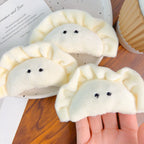 Soft Plush Dumpling Keychain Cute Food Bag Charm