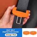 BLALION 2Pcs Seat Belt Buckle Cover Anti-Scratch Rubber Car Seat Buckle Protector Clip Protection Cover Universal for SUV Sedan