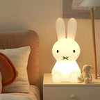 28CM Miffy Kawaii Colorful Remote-controlled Bedroom Ambient Light Cartoon Night Light Cute Gift Toy