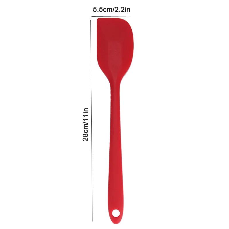 Heat Resistant Silicone Spatula – Non Stick Cream & Baking Tool
