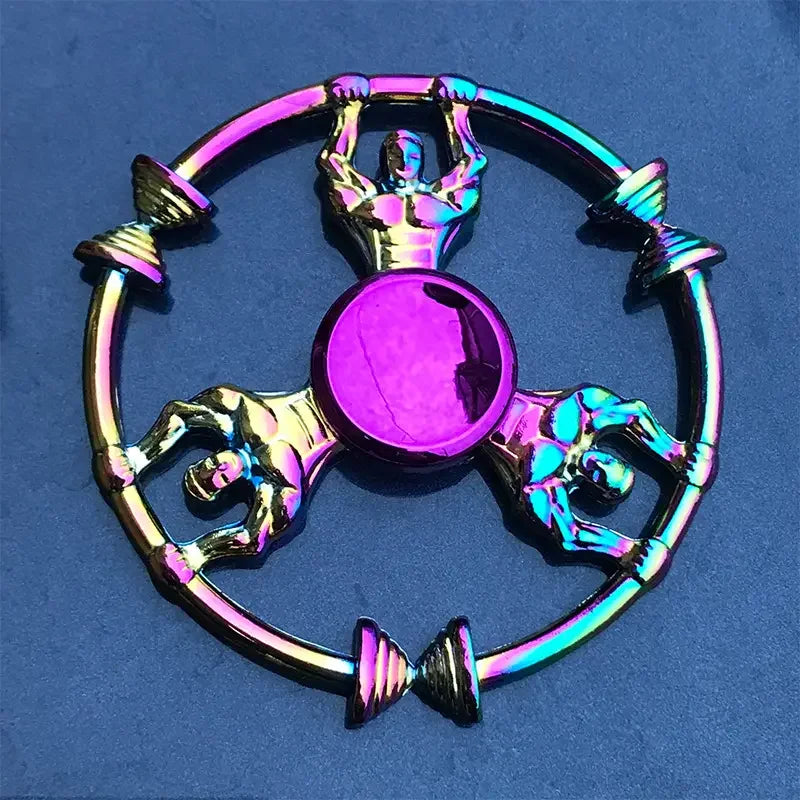 Colorful Metal Fidget Spinner – Stress Relief Toy