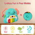 Kids Cartoon Piano Keyboard with Animal Sounds & Flashing Lights
