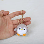 Mini Penguin Crochet Keychain Cute Animal Bag Charm