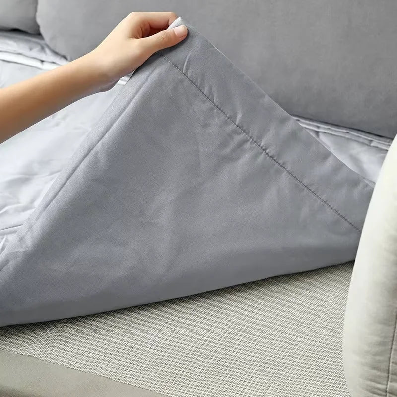 PVC Foaming Non Slip Mat Mattress Sofa Mat Antiskid Net Cloth Household Carpet Yoga Mat Anti-skid Fixing Base Fabric