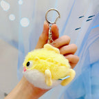 Cute Rabbit Bow Plush Keychain Bag Charm Gift for Girls and Women