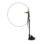 Peacock Bird Cat Teaser Wand for Interactive Hunting and Play