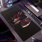 Janpanese Mask Girl Mouse Pad 90x40CM non-slip Gaming Mousepad Gamer E-Sports Mouse Mat Game Mechanical Keyboard XXL Desk Mat
