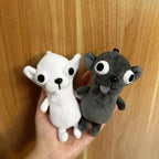 Funny Chihuahua Plush Keychain Cute Puppy Bag Charm Gift Toy