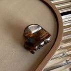 Mini Heart Acetate Hair Claw Clip for Women & Girls