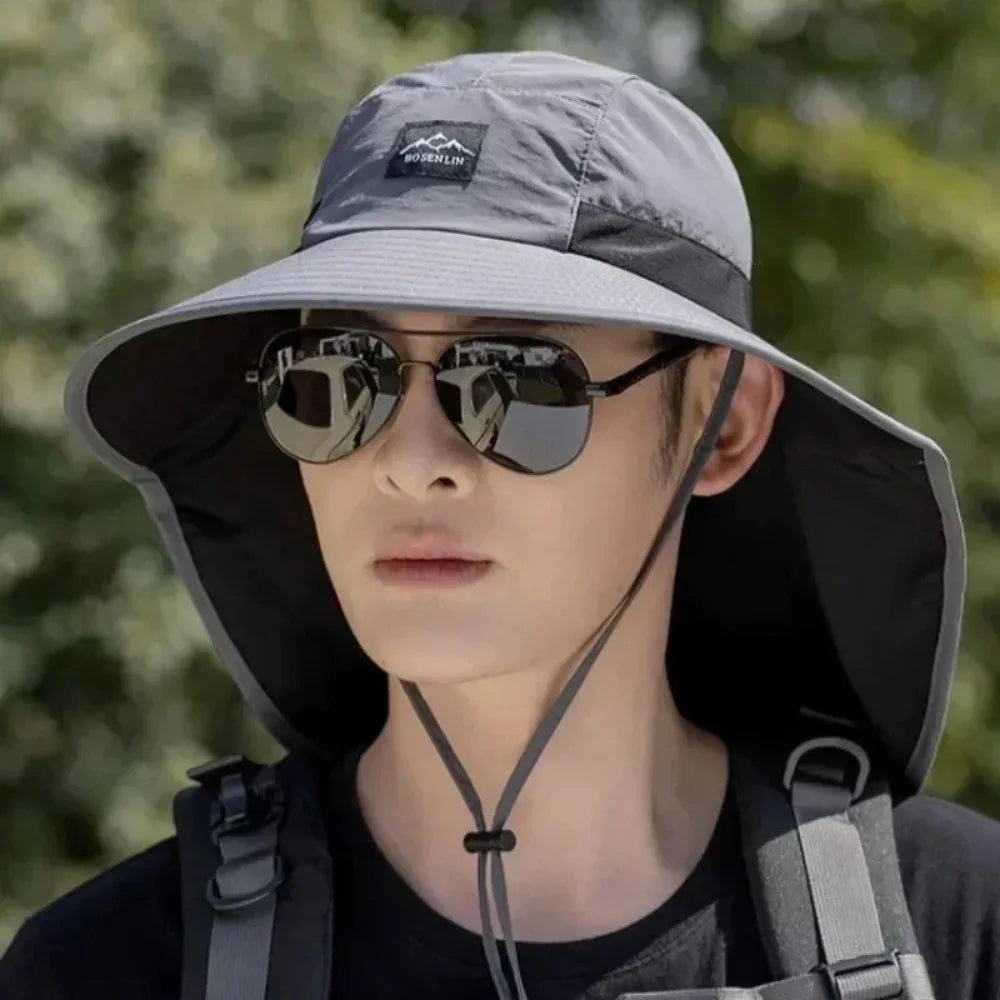 Waterproof Wide Brim Sun Hat for Hiking and Outdoor Adventures