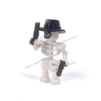Halloween Scene Building Blocks Skeletons Ghosts Army King Assembled Charactesrs Figures DIY Accessories Bricks Toys Kids Gifts