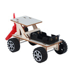 DIY STEM Science 3D Wooden Car & Boat Assembly Kit for Kids
